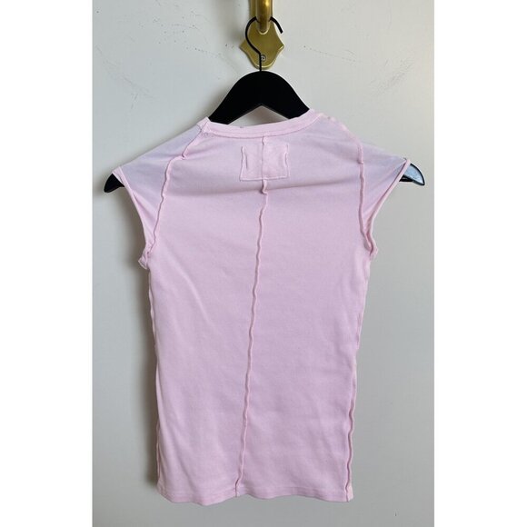 FREE PEOPLE x We The Free Ever Had Tee in Pink A Boo Size Small - Picture 6 of 9